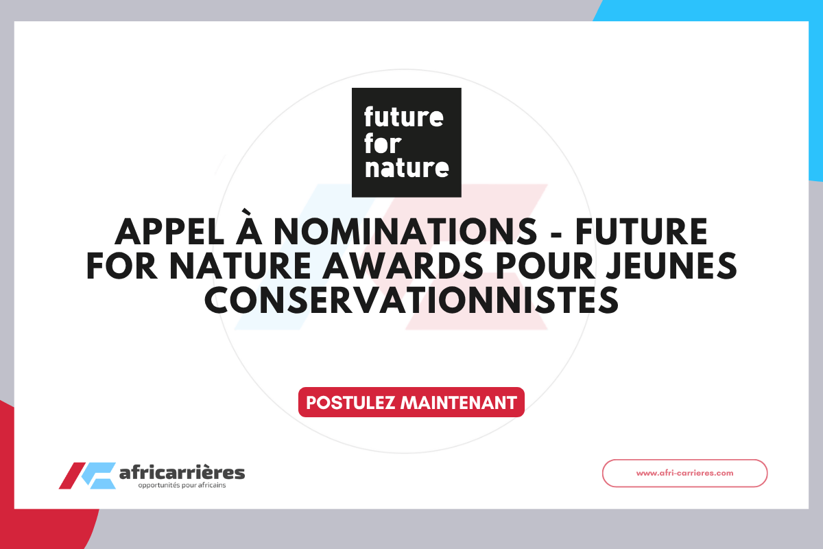 Future for Nature Awards pour jeunes conservationnistes