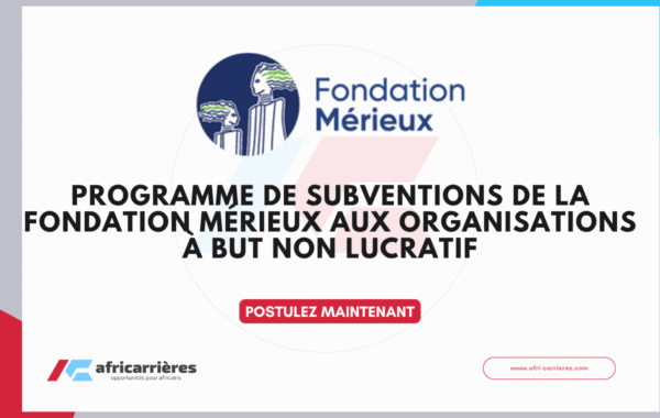 Programme de subventions de la Fondation Merieux aux Organisations a But non lucratif 2026 1